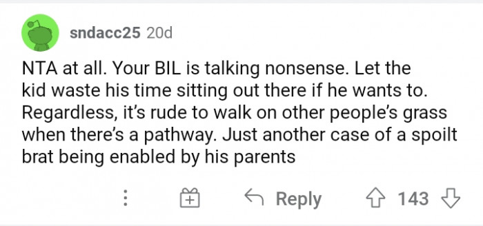 #13 Spoiled brat alert.