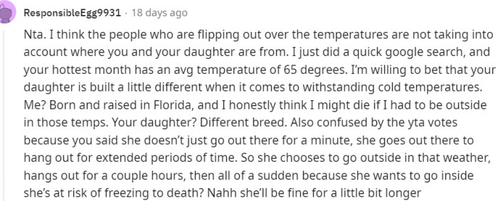 She'll be fine for a little longer