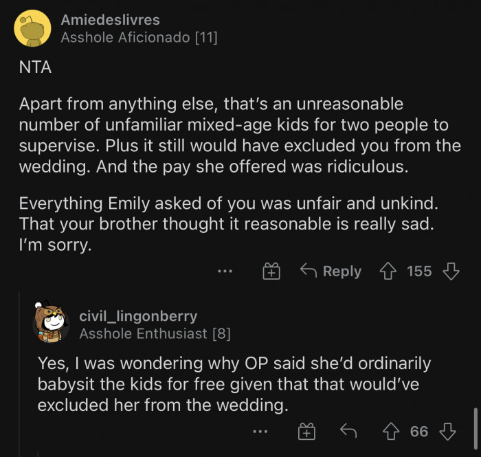 Unfair and unkind doesn't even begin to describe it.