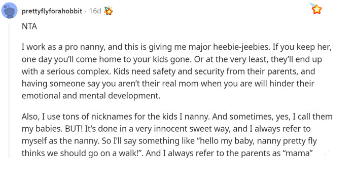 There is a possibility that her kids could have gone missing someday.