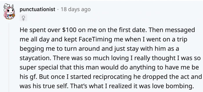 They only enjoy it when they do it, but once you’re aware of their game, they're out.