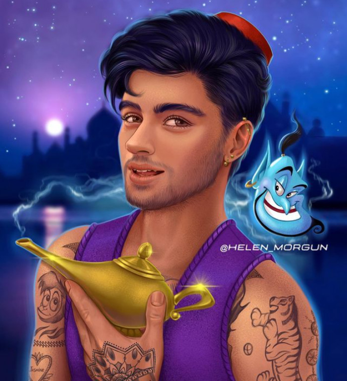 32. Zayn Malik as Aladdin