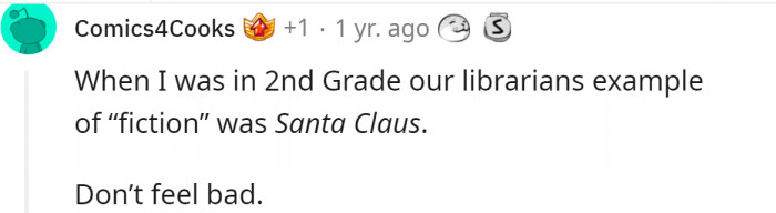 People wanted to make OP feel better by sharing much worse examples: