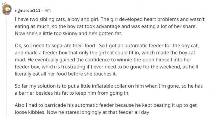 4. Will do anything for food...