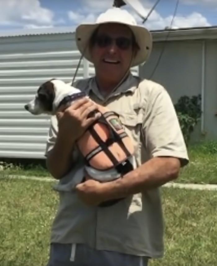 At the End of His Challenging Journey, Jagermeister Is Finally Reunited with His Loving Human