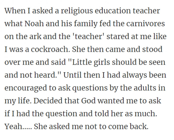 27. Seriously, though, what did they feed them?