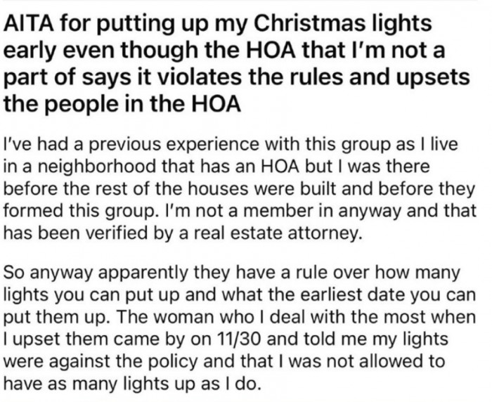 HOA Should Only Be Concerned About the People and Houses Belonging to Their HOA