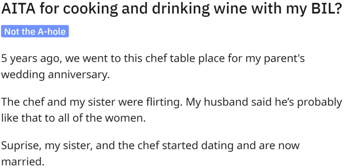 No woman, that doesn't make you TA but a respectable member of the family.