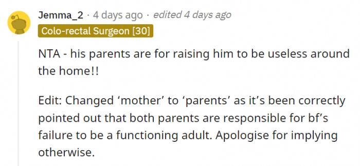 They failed at preparing their son for the real world.