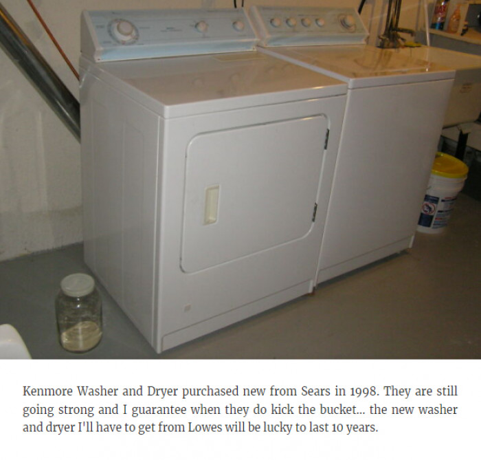 19. Some Kenmore appliances just seem like they can last forever