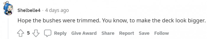 Well, no, but who's to judge.