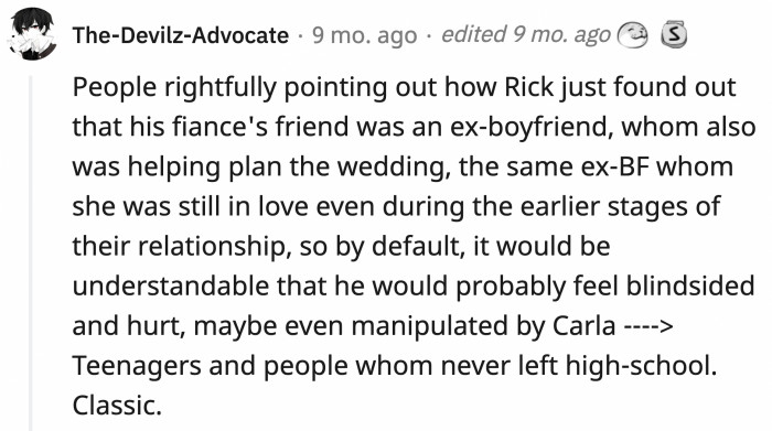 For Whatever Reason, Carla Chose Not to Tell Rick Her History with OP, and They're Both Learning a Difficult Lesson Too Late.