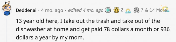 15. Call it a rewarding job