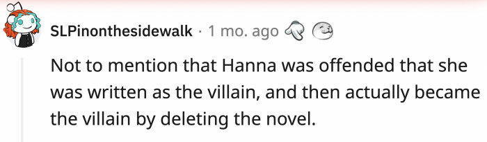 Life imitates art in this case