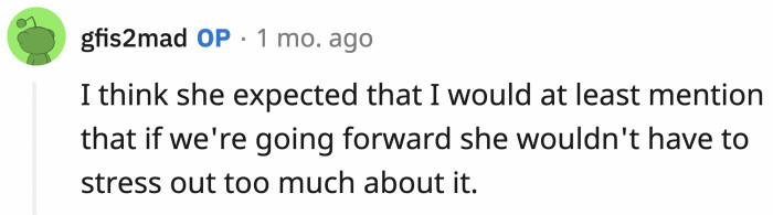 OP was getting much-needed clarification as well.