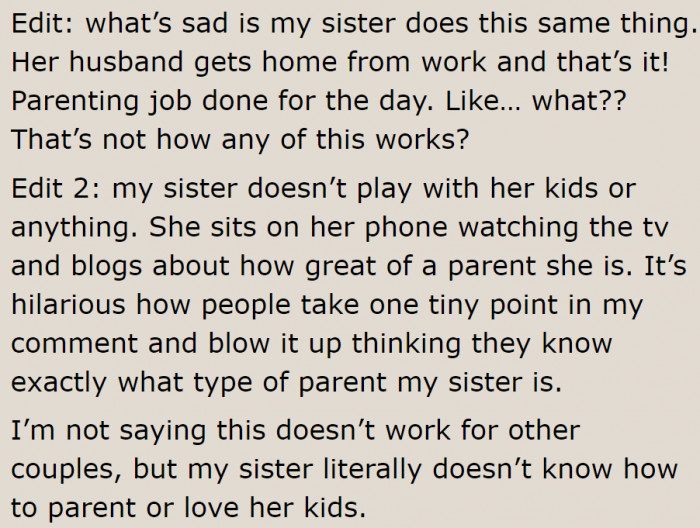 There are people who are similar to the sister-in-law.