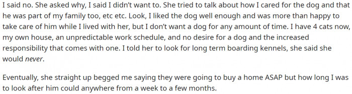 She Should've Planned Everything in the First Place. Why Pass the Responsibility onto Her Ex?