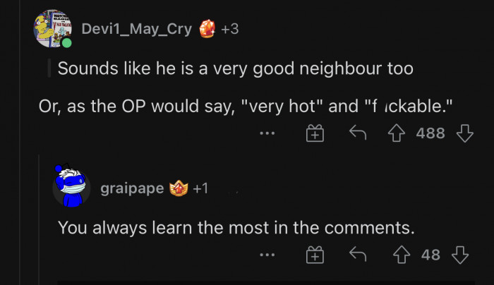 Basically a 'good neighbor'