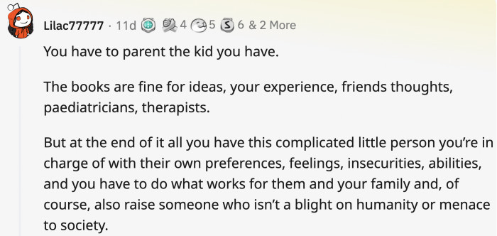 You can read all the books you want, but it's not a one-size-fits-all kind of thing