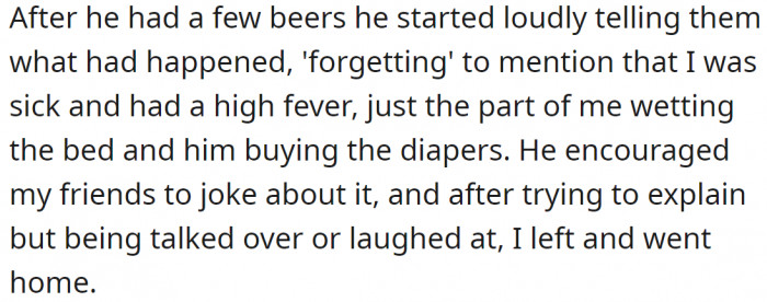 The boyfriend started being an a**.