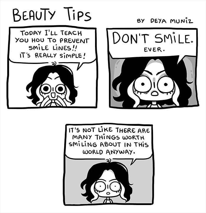 28. That's my secret: I never smile