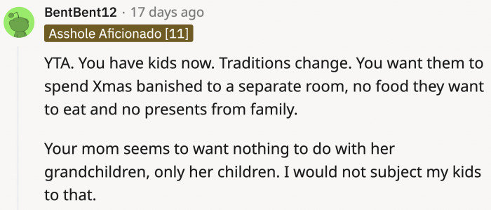 OP is a different kind of parent