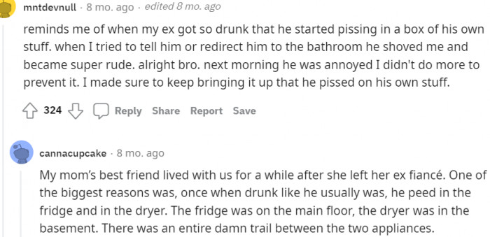 That must have been an awfully long pee