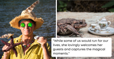 Nature-Loving Woman Hosts Magical Tea Parties With Different Animals