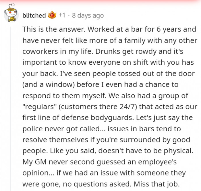 Issues like this get resolved if you have good people at your back