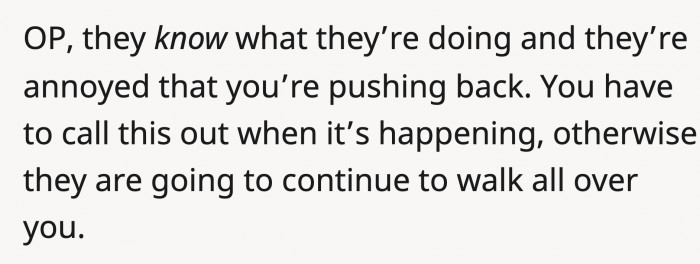If OP would just apologize and let them go back to normal, he might not be able to escape the cycle of having his food eaten.