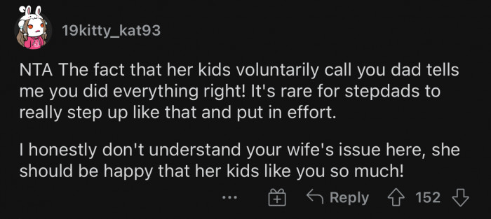 She turned something extremely positive into a negative.