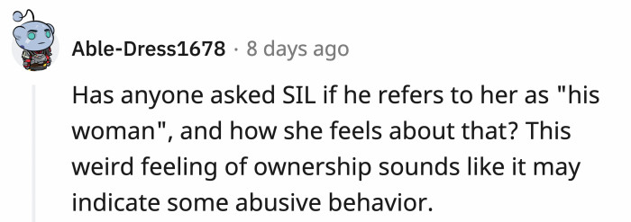 Does SIL experience it and think it's normal?