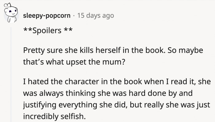 The mom might have taken OP's gift the wrong way.