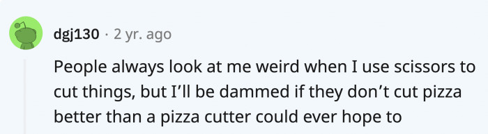 Also saves on buying more equipment, and you’ll be instantly sure that it’s cut at the bottom