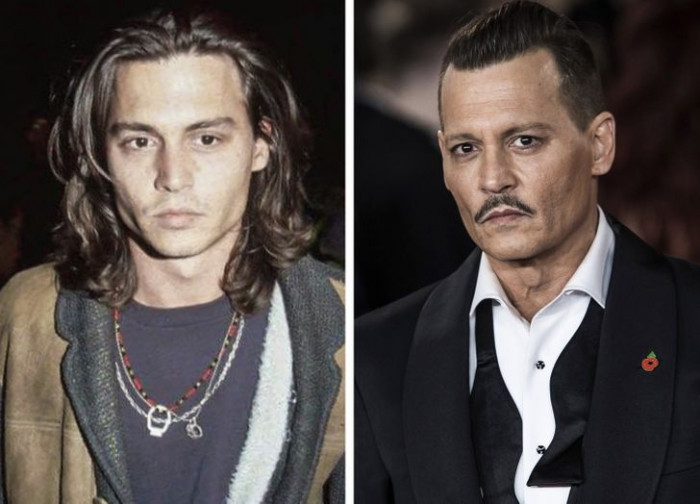 3. Johnny Depp's before and after