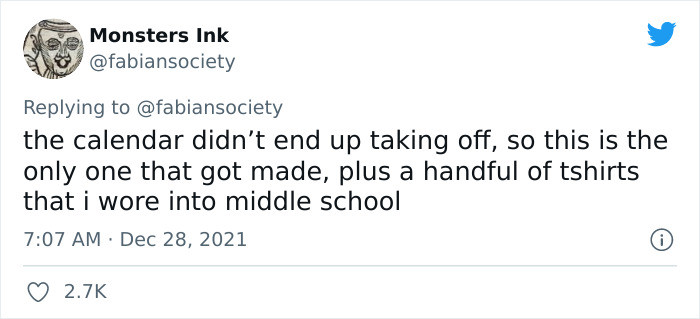 The calendar didn't take off...