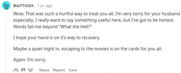 After such a heated exchange, everyone will definitely need a good distraction