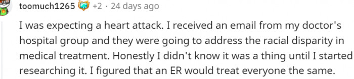 17. A racial disparity in medical treatment?