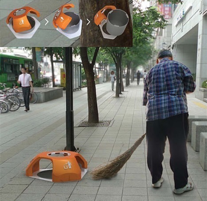 49. Innovative Street Bin Concept By Moonjoo Jo From Dongseo Unversity