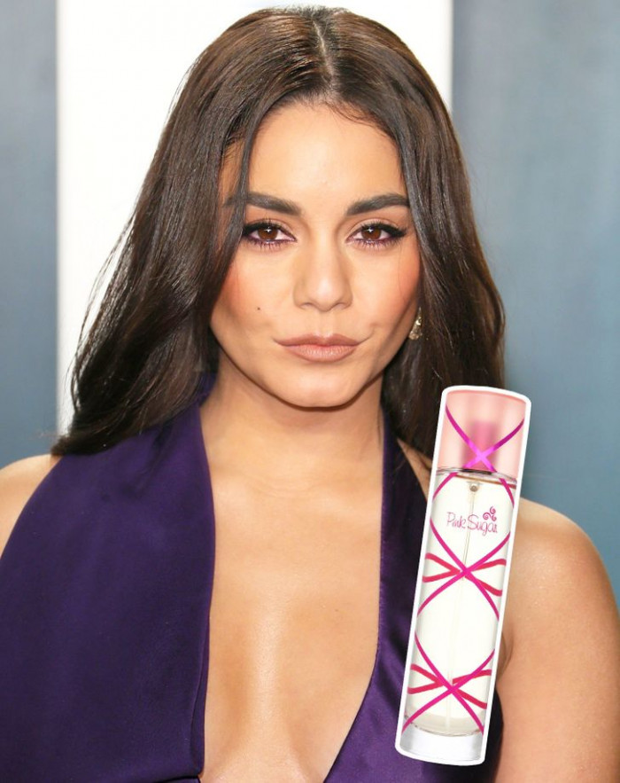 One to experiment with different perfumes, Vanessa Hudgens included Aquolina’s Pink Sugar among her favorites.