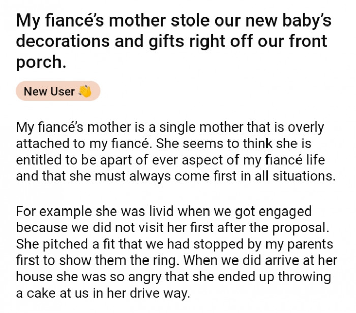 How this overly-attached mother was making her life miserable from the beginning of their relationship.