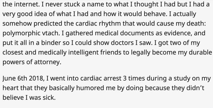 The situation worsened, and that’s when they...