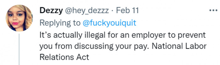 What THEY'RE doing is illegal, not what their employees are doing.