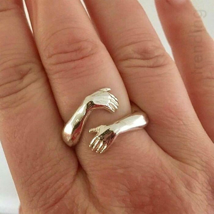 45. Adorable Hug Ring By Richard & Bec