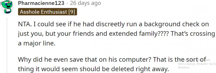 It's just too weird.