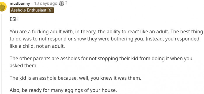 You're an Adult, but Your Response Was Childish