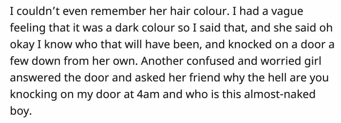 But OP could only provide the shade of color she had; they knocked on the wrong door, and now two people were trying to help him
