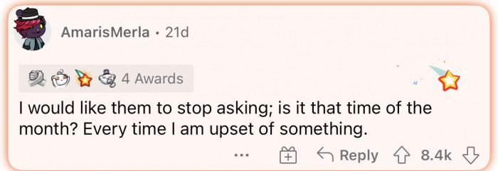 Another very common complaint among women.