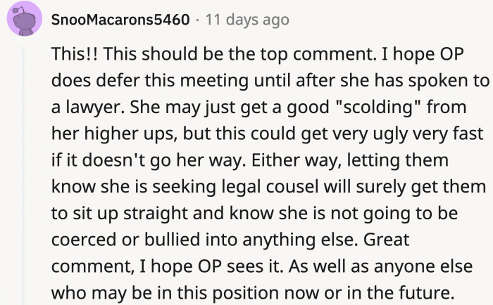 Redditors agree with the plan.