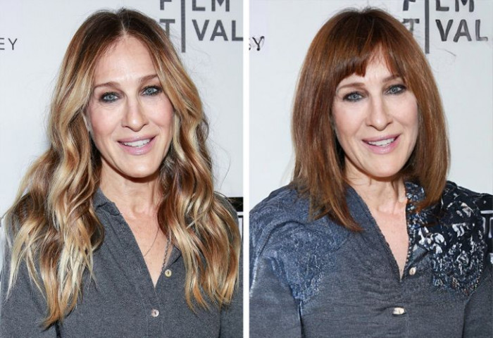 2. Sarah Jessica Parker’s style has been around since Sex and the City and it feels very different seeing her in anything but